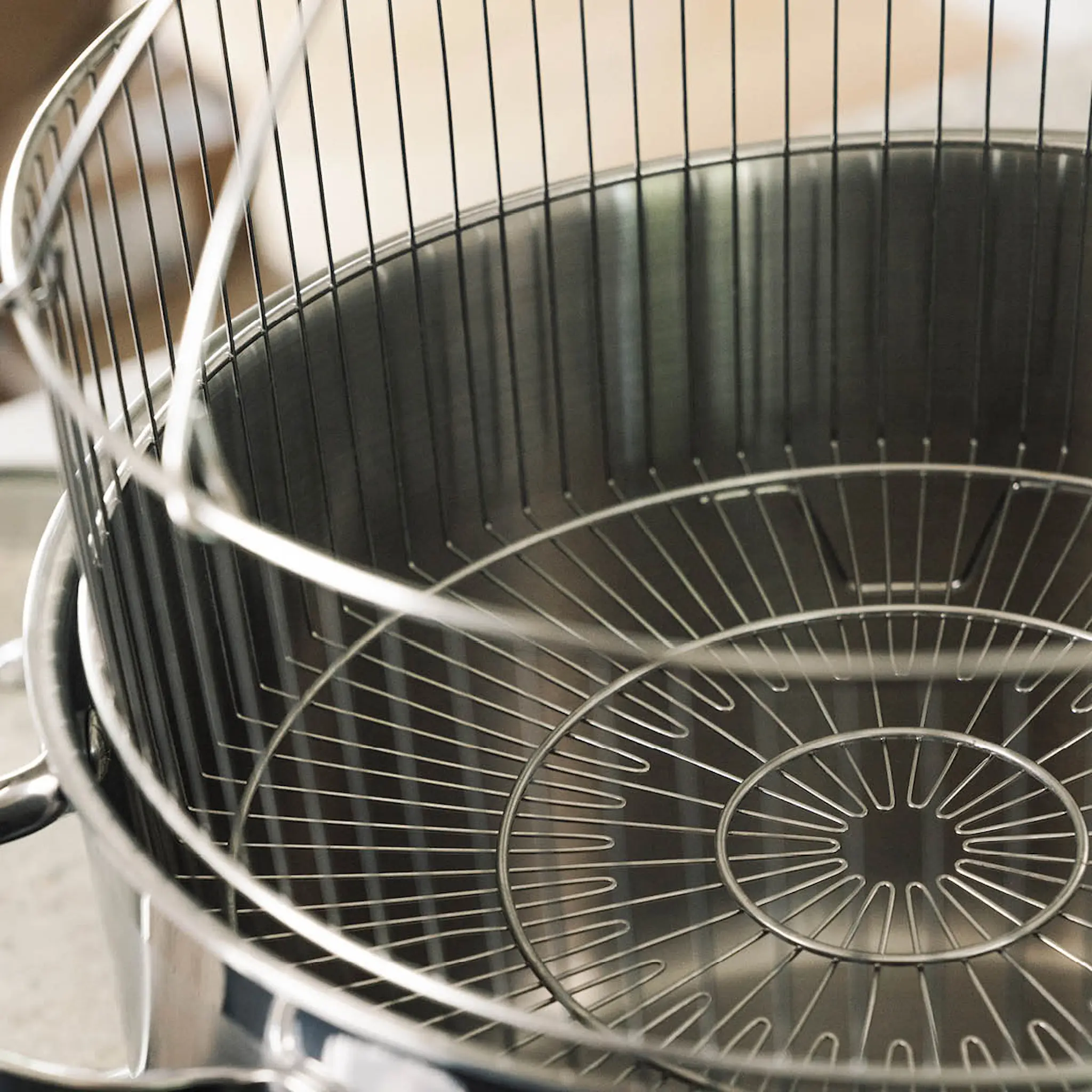 Sabor Optimal gryta med ångkorg 15 L rostfritt stål