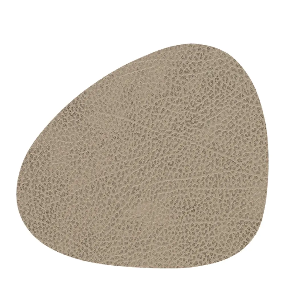 Curve Hippo Lasinalunen 11x13 cm Warm Grey