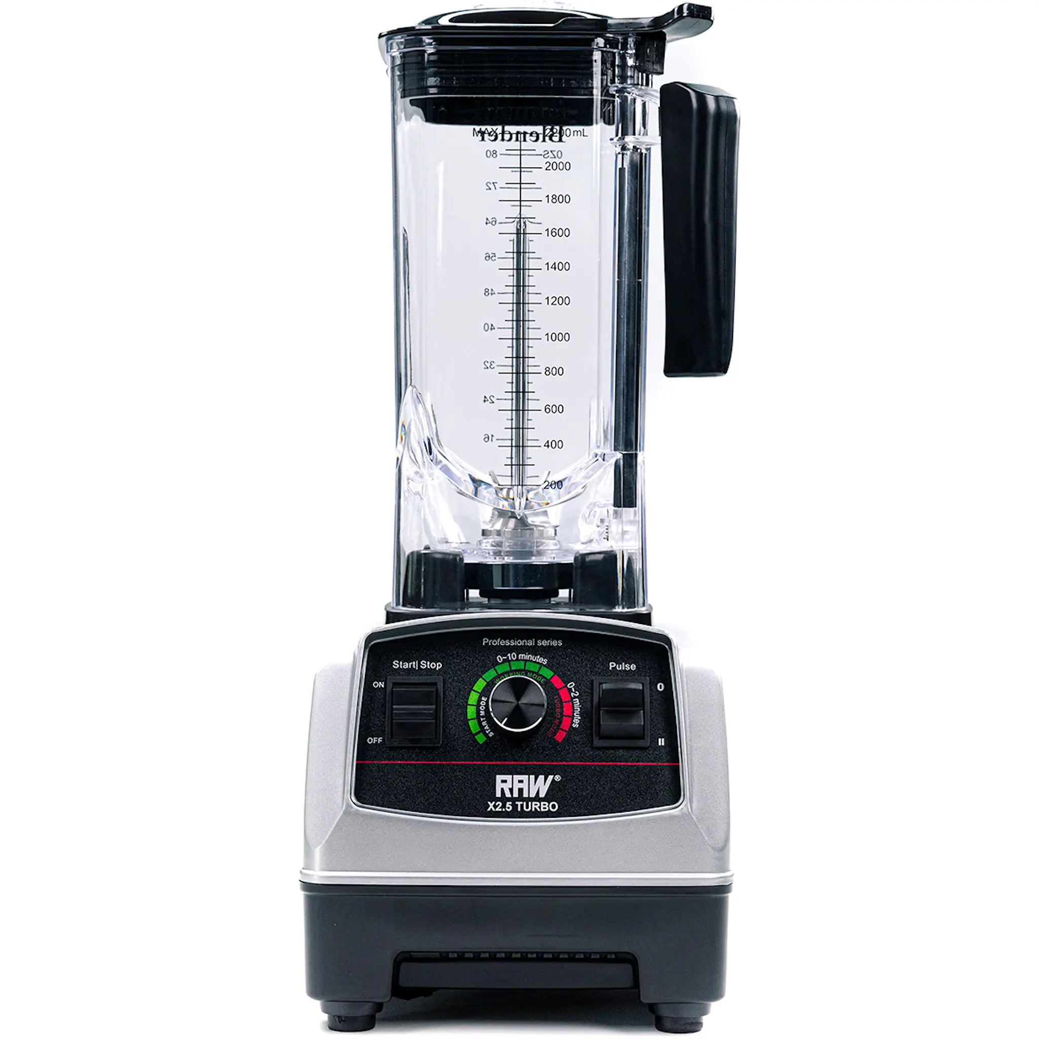 RAW Blender X 2,5 Turbo 2,2 L 1800W Silver