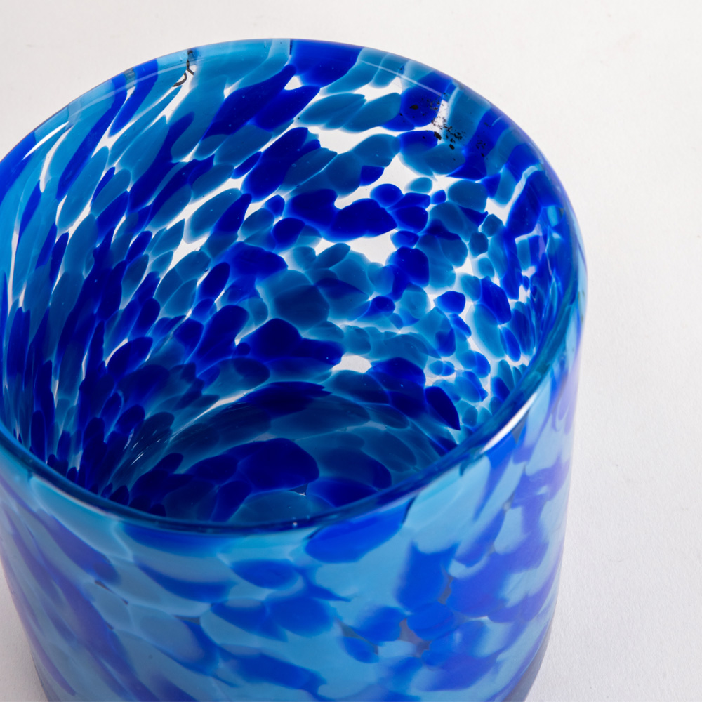 ByOn Calore Ljuslykta 10x10 cm Mulit blå