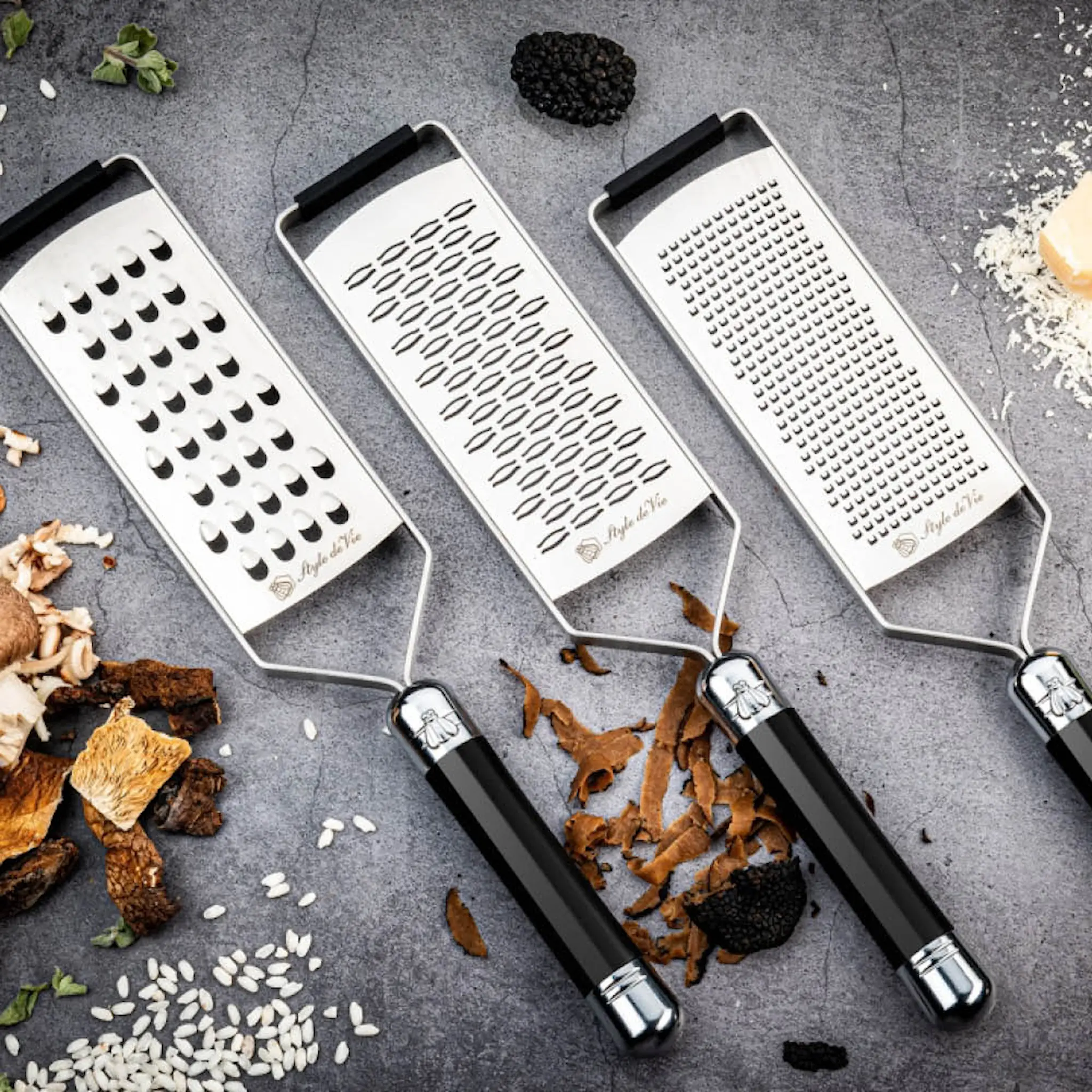 Laguiole Style de Vie Rivjärnset 3 delar svart