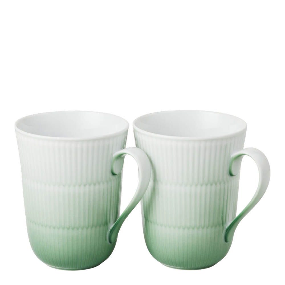 Royal Copenhagen Iris kopp 36 cl 2 stk grønn