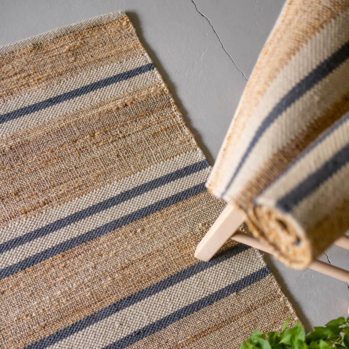 Lone Tepper Lyon jute löpare 70x230 cm natur blå