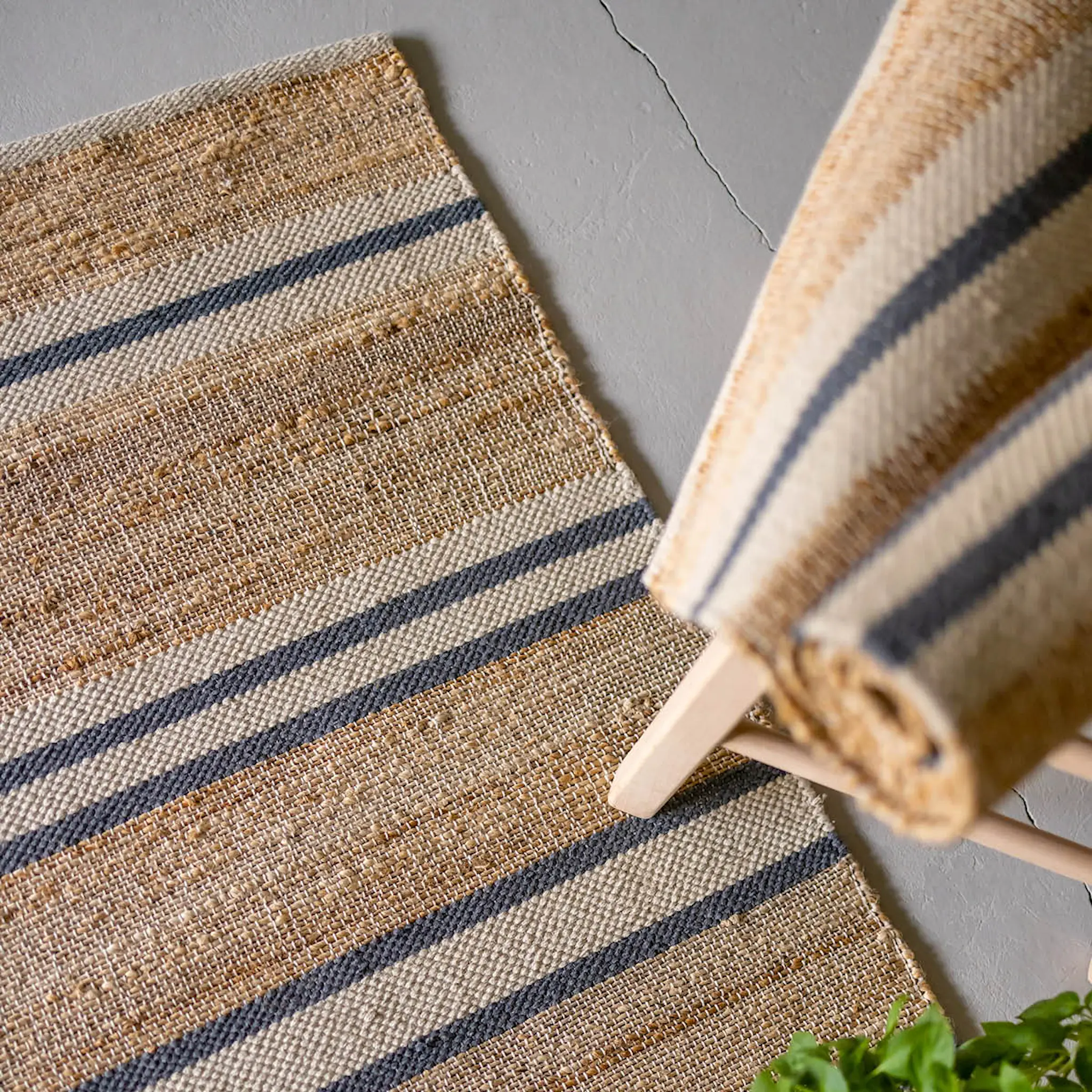 Lone Tepper Lyon jute löpare 70x230 cm natur blå
