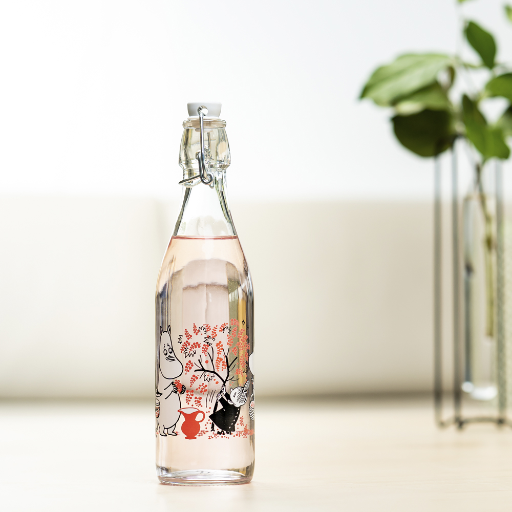 Muurla Muumi Lasipullo Marjat 0,5L