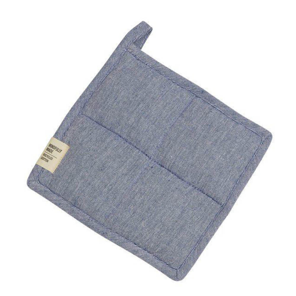 Fondaco Vide grytlapp 20x20 cm denim