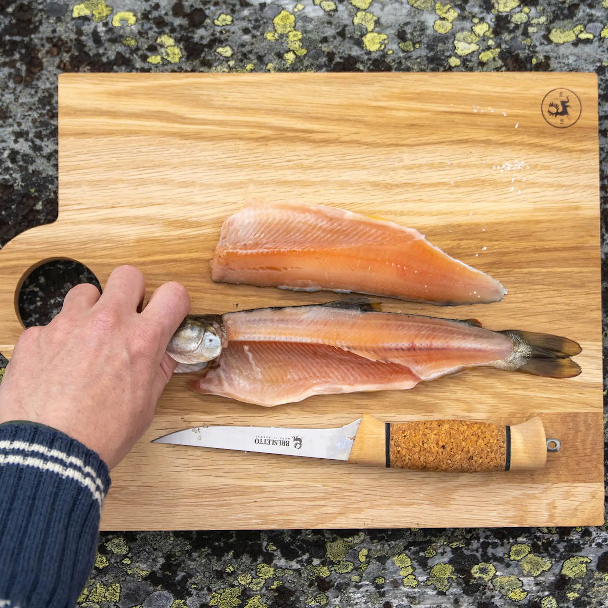 Brusletto Fiskern Kalaveitsi 24 cm Korkki