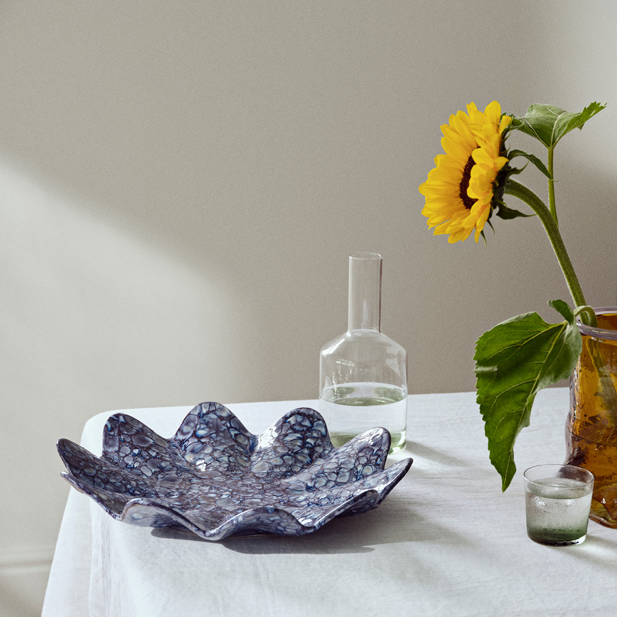 Broste Copenhagen Gracie Pöytäliina 160x200 cm Valkoinen