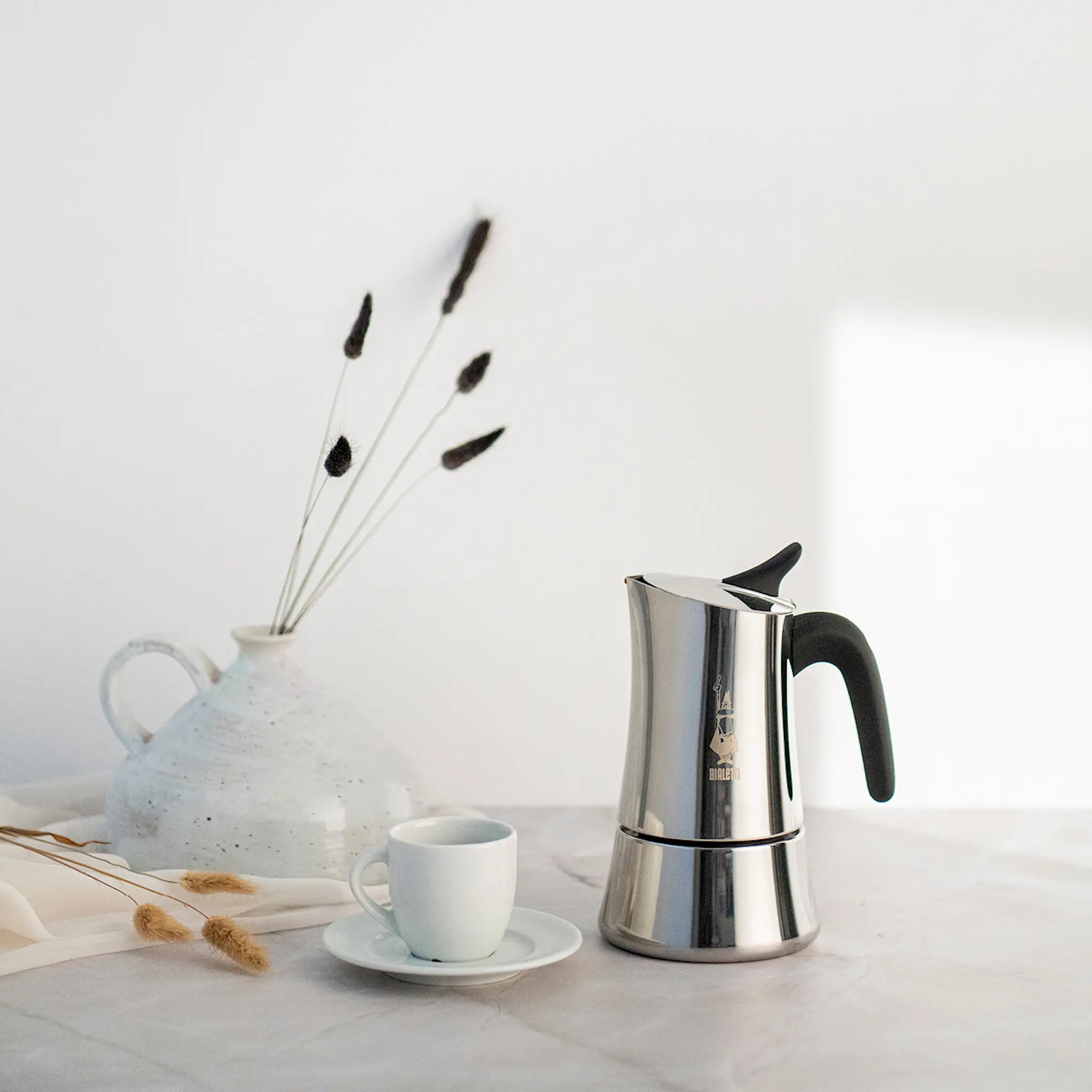 Bialetti Moon Exclusive espressokanne 6 kopper 25 cl stål
