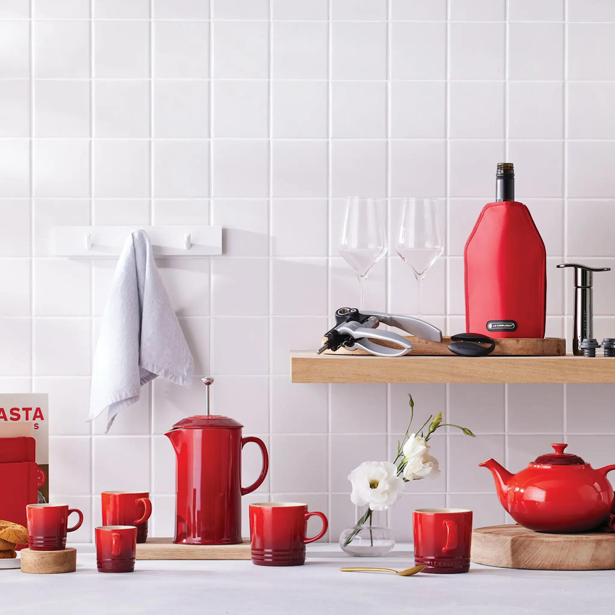 Le Creuset Espressomuki 10 cl Cerise