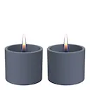 Breeze 8 ljuslykta 2-pack marinblå