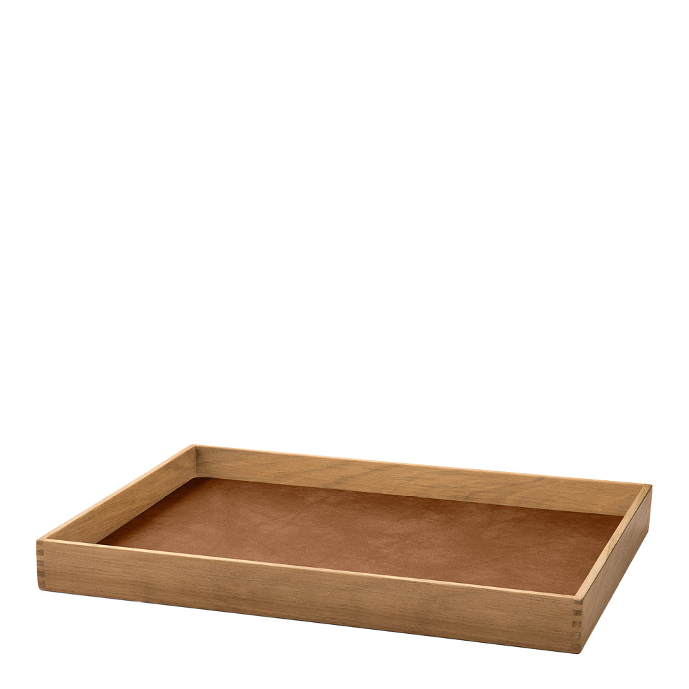 LIND DNA - Even Leather Nupo Tarjotin medium 28x36 cm Nature