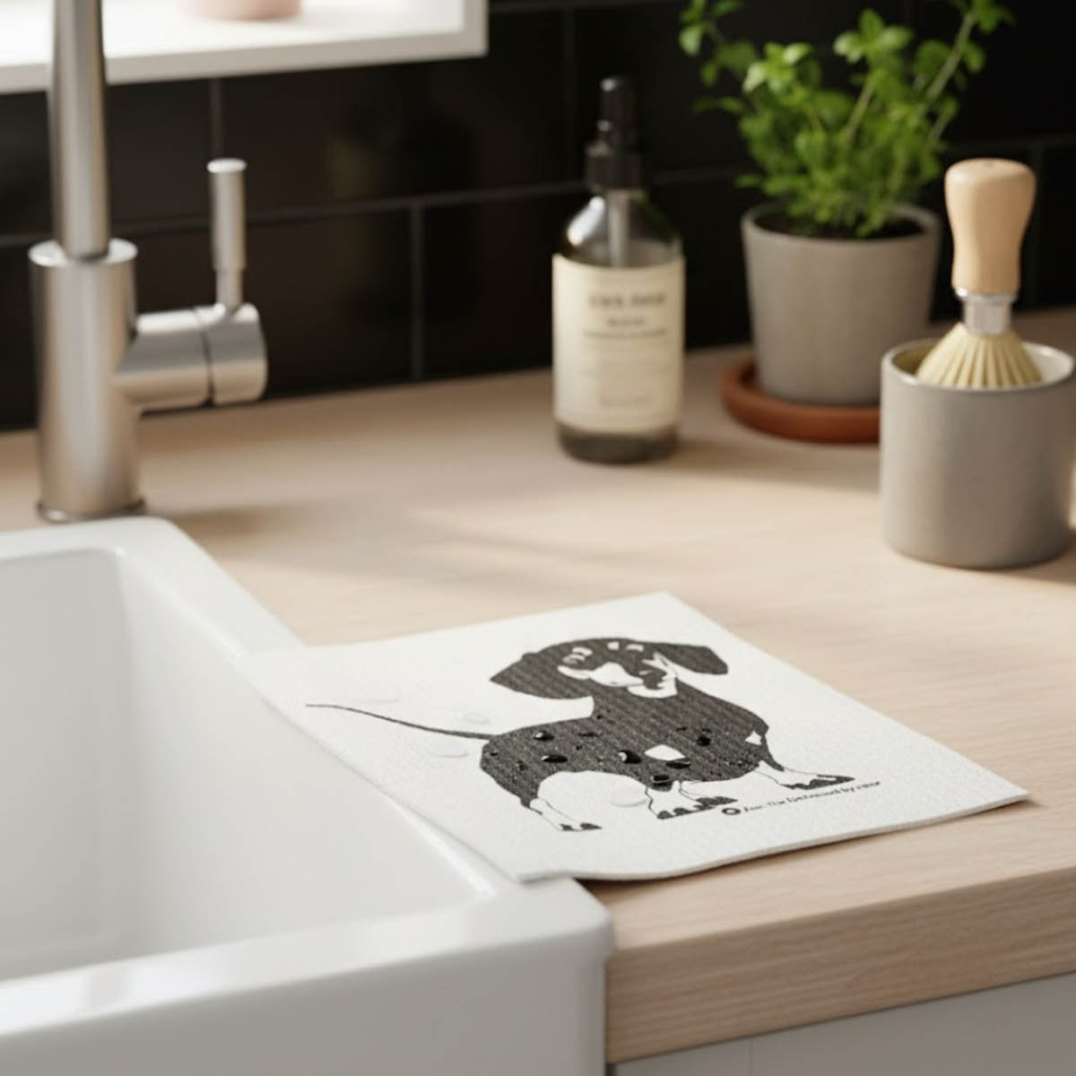 Rotor Design Åke disktrasa 20x17 cm 6-pack svart/vit