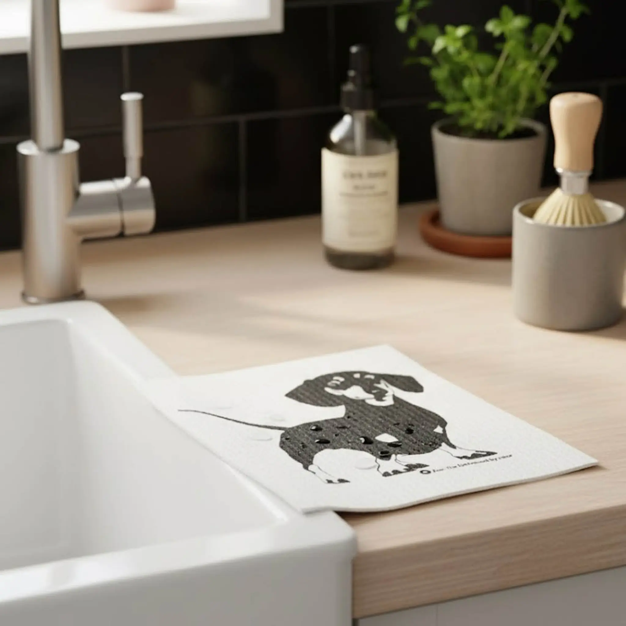 Rotor Design Åke disktrasa 20x17 cm 6-pack svart/vit