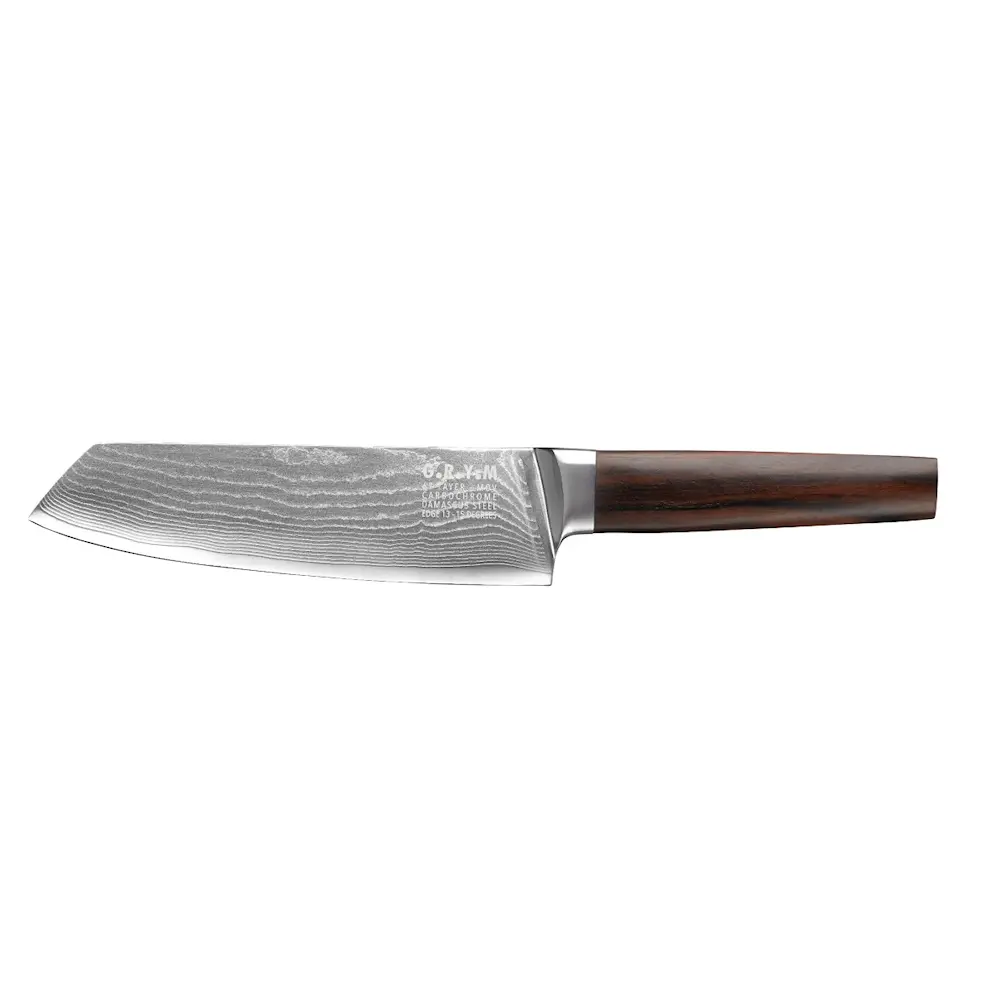 Damascus santokukniv 17 cm