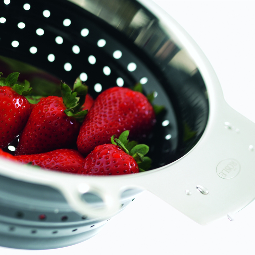 Rösle Dørslag sammenleggbar stål/svart