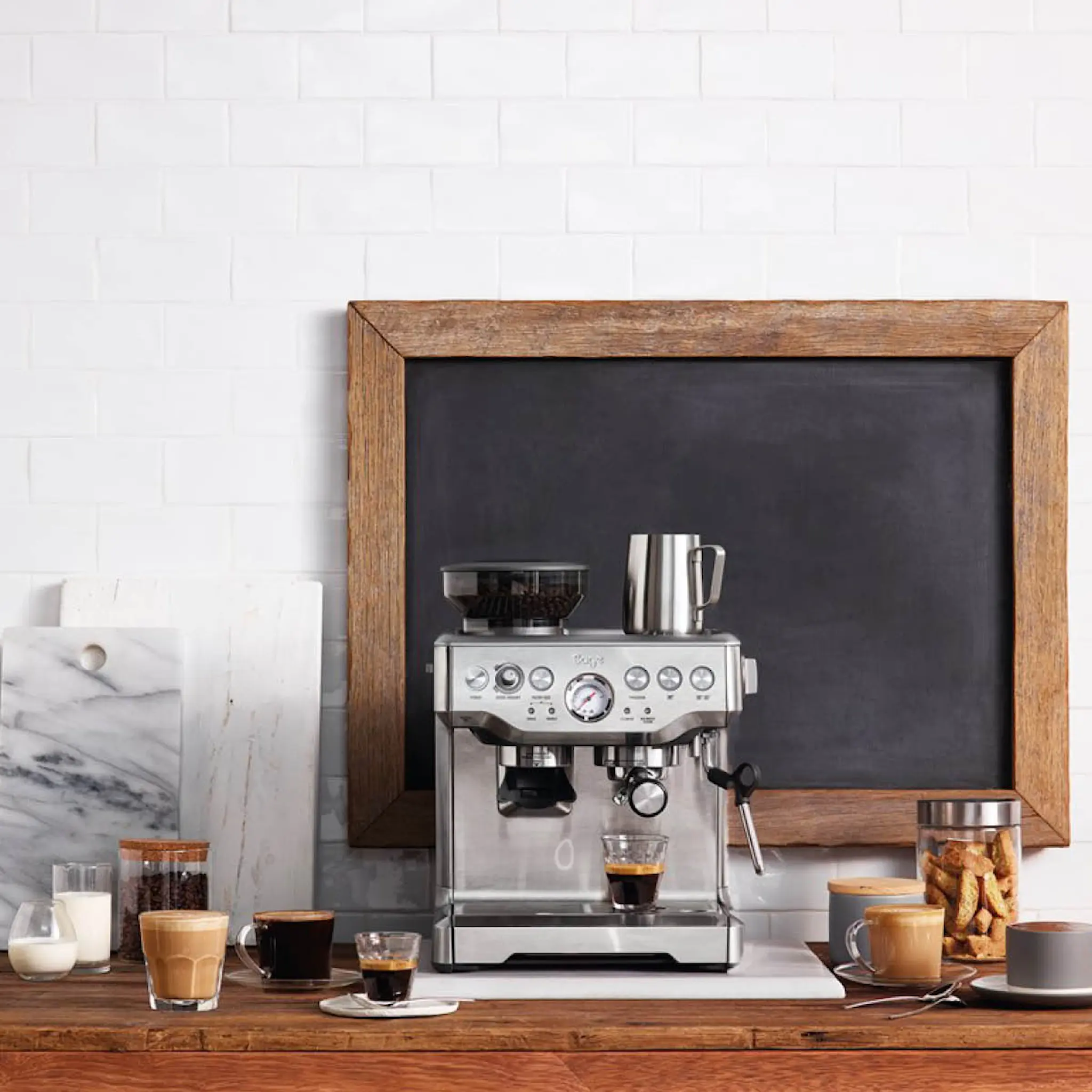 Sage Sage The Barista Express BES875BSS  Espressomaskin 2 L