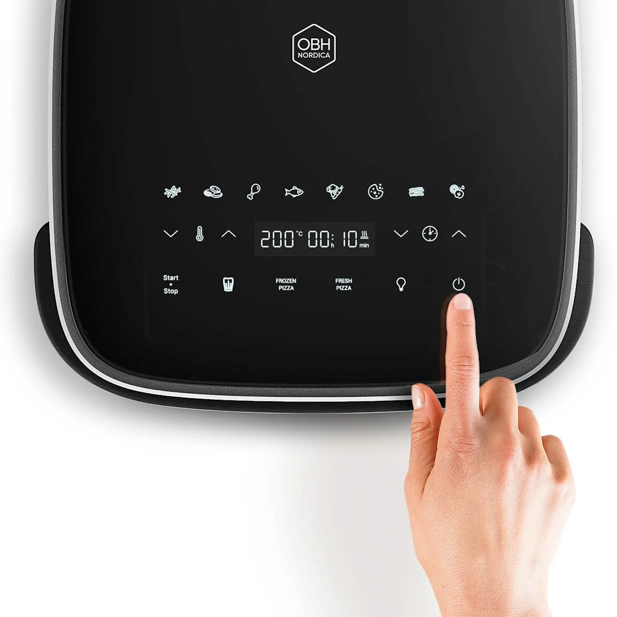 OBH Nordica Easy Fry XL Surface airfryer 4 L 1,2 kg svart 2200W