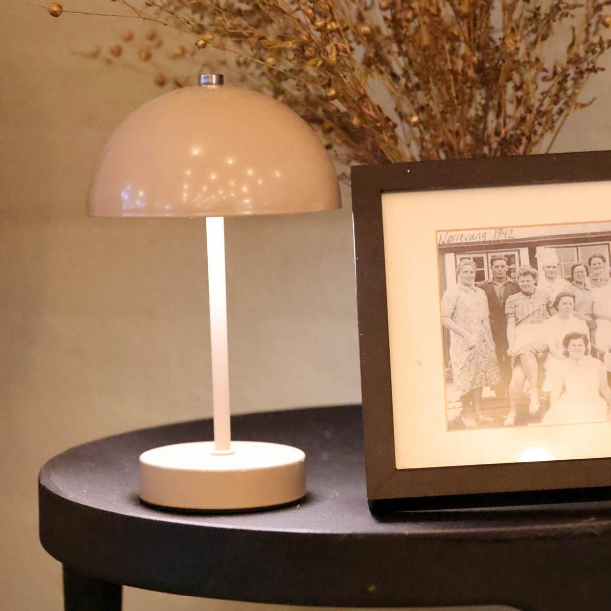 Cozzy GOP bordlampe m/ berøring 15x25,5 cm sand