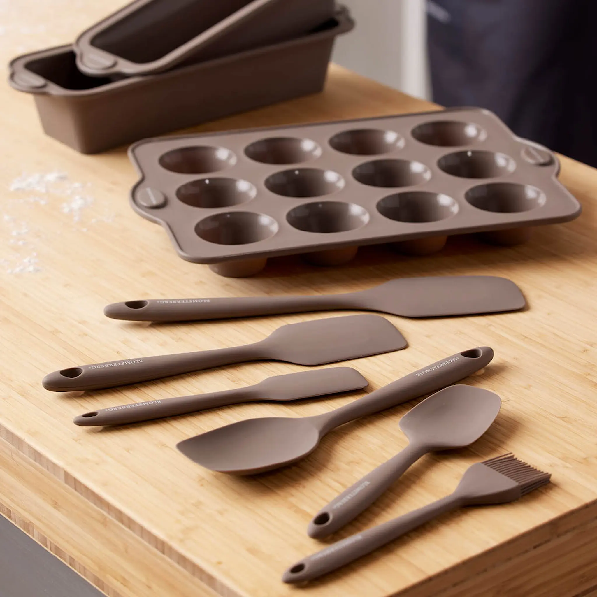 Blomsterberg Deigskrape 21 cm silikon latte
