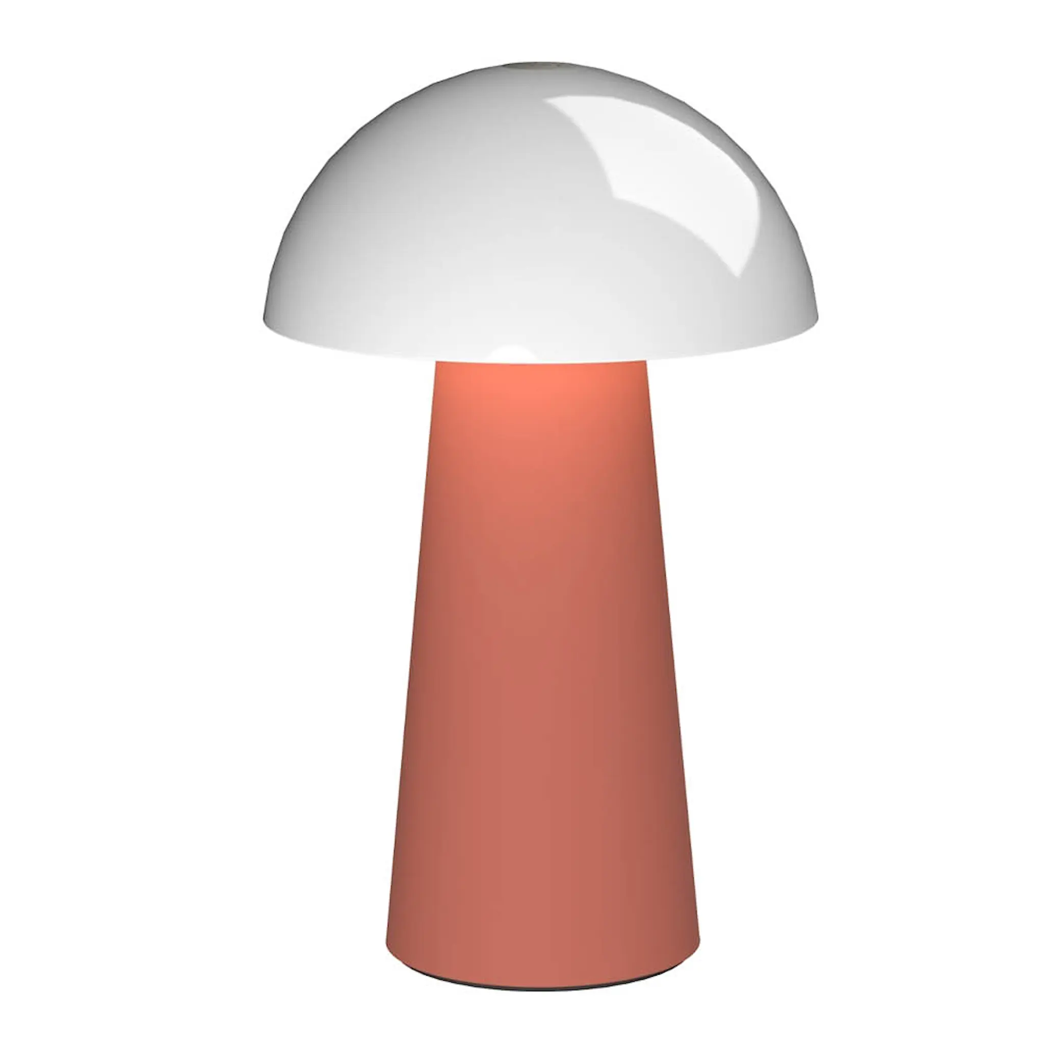 Kreafunk Bello portabel bordslampa LED 19,6 cm terrakotta