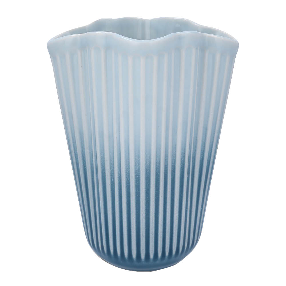 Kähler - Hammershøi Unfold Maljakko 20,5 cm Sininen