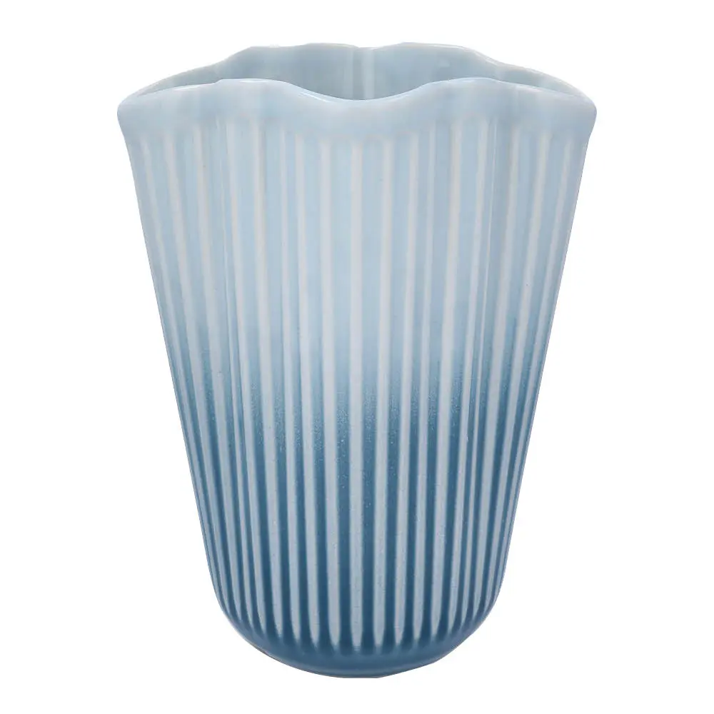 Hammershøi unfold vase 20,5 cm blå