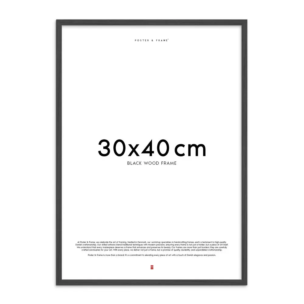Kehys 30x40 cm Musta