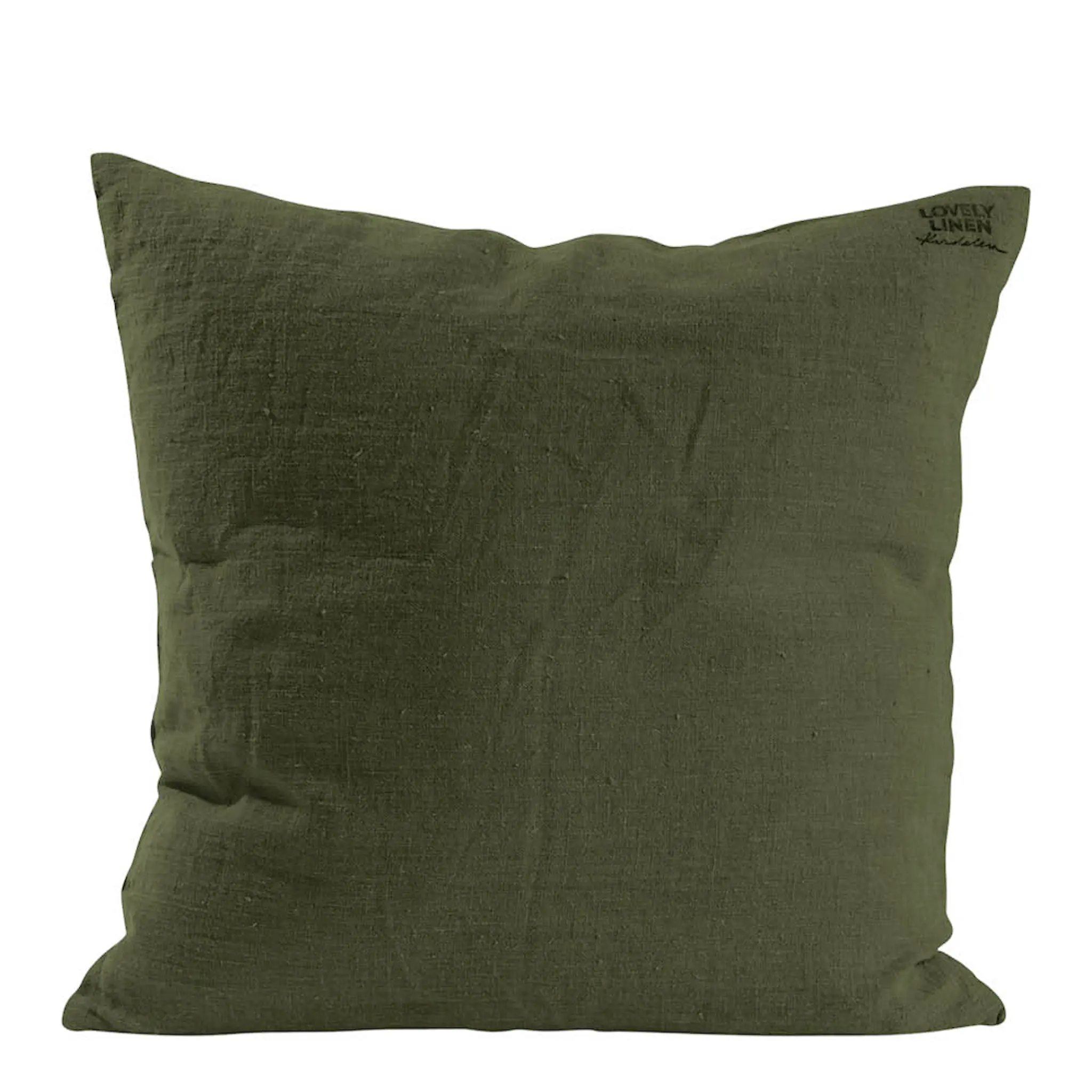 Lovley Linen Lovely putetrekk lin 50x50 cm Jeep Green