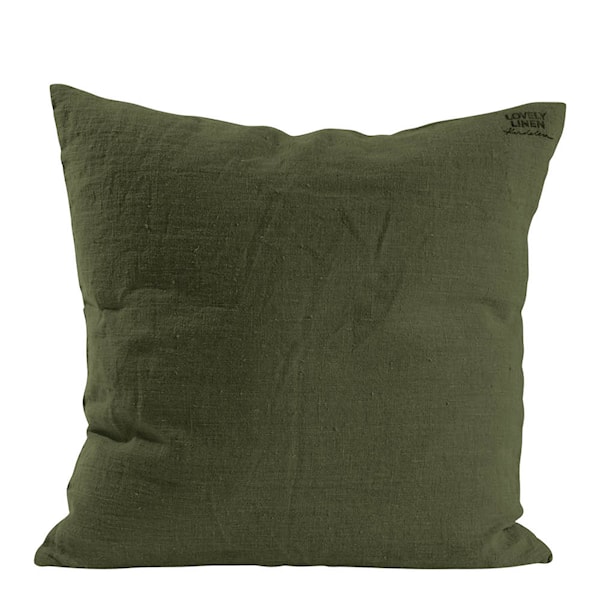 Lovely kuddfodral linne 50x50 cm Jeep Green