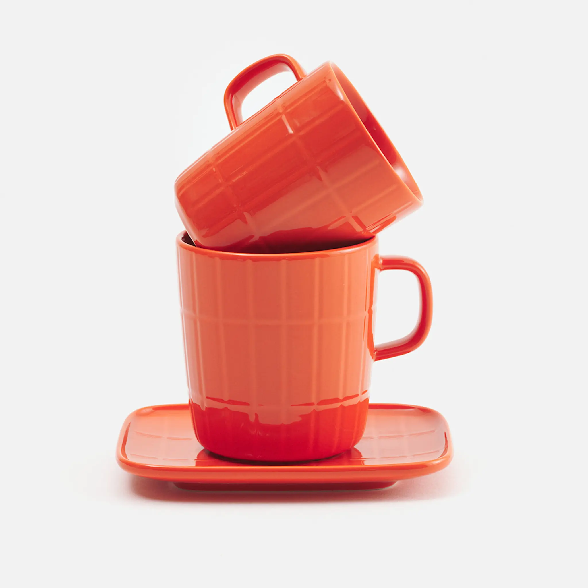 Marimekko Tiiliskivi mugg 40 cl orange