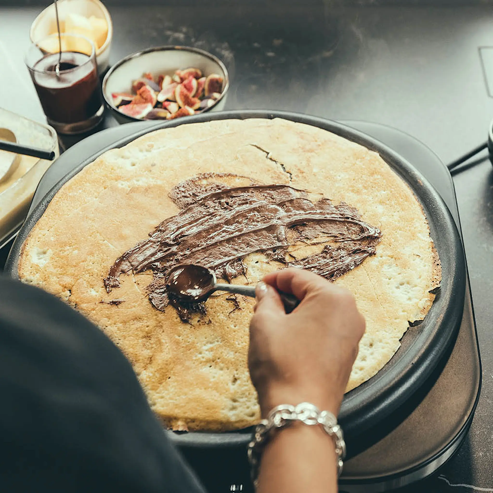 Severin Crêpesjern XXL CM2199 svart