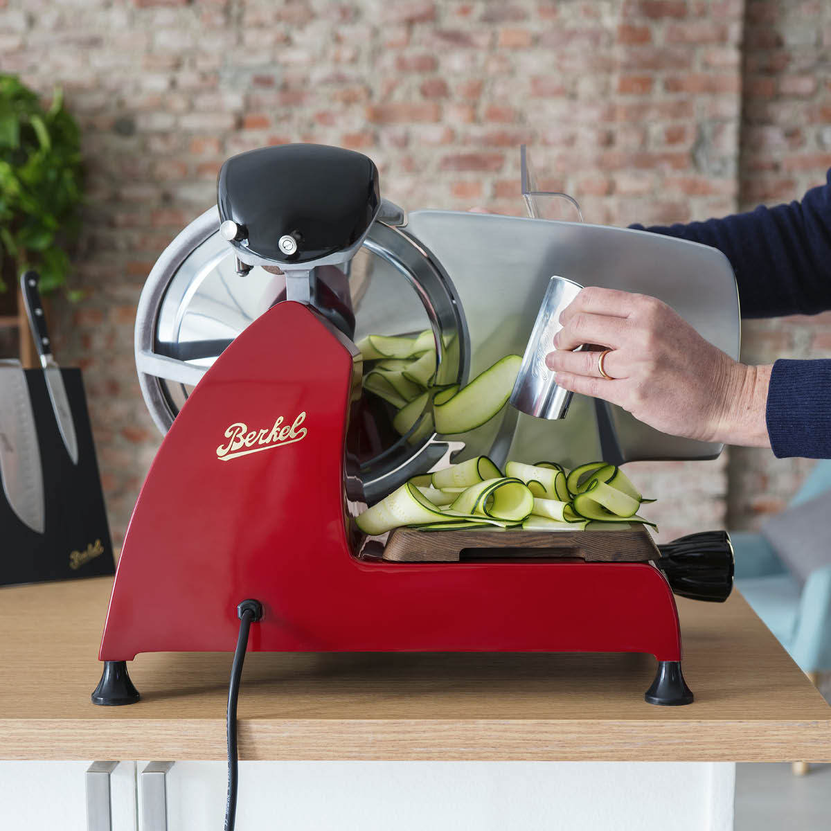 Berkel RL skjæremaskin elektrisk 250 mm rød