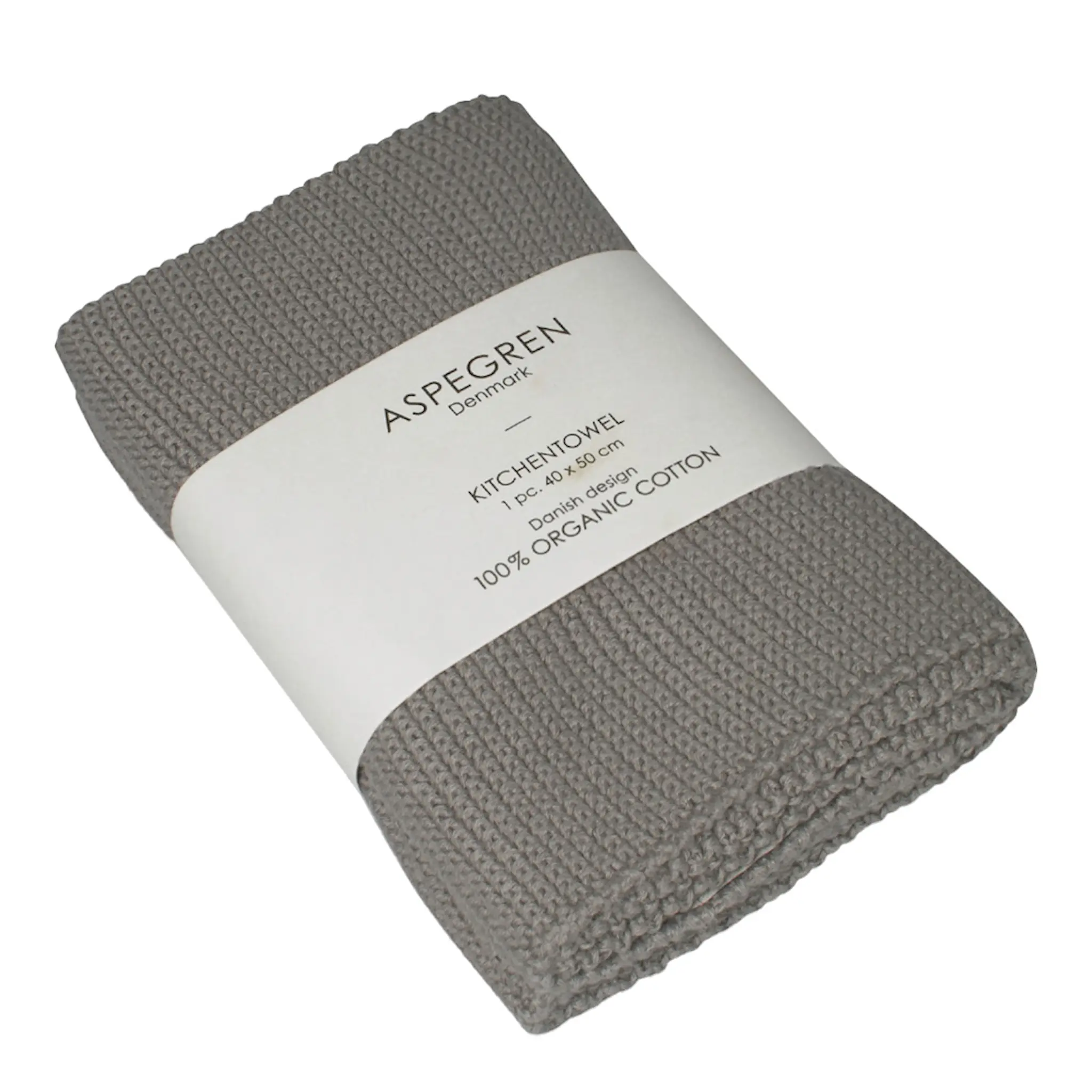 Aspegren Solid kökshandduk 40x50 cm flint gray