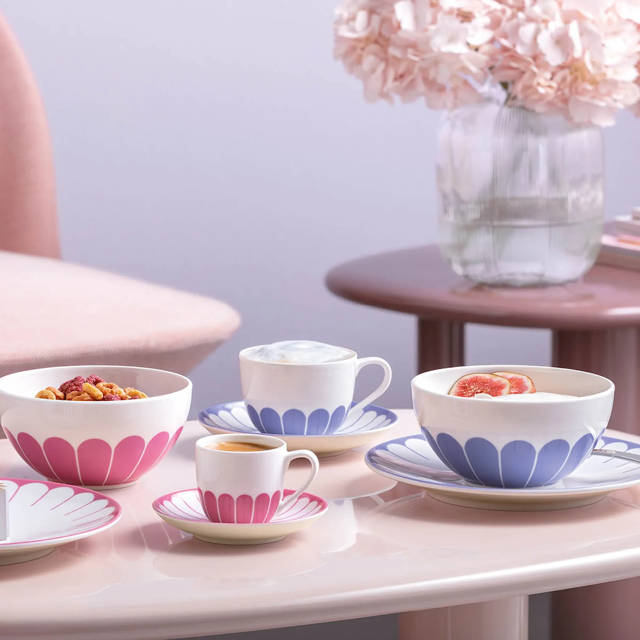 Villeroy & Boch Fleur bleu skål 14 cm 43 cl blå