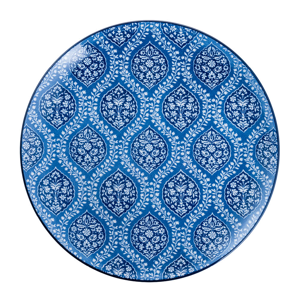Stiernholm Sakura tallerken 26,5 cm blå/hvit