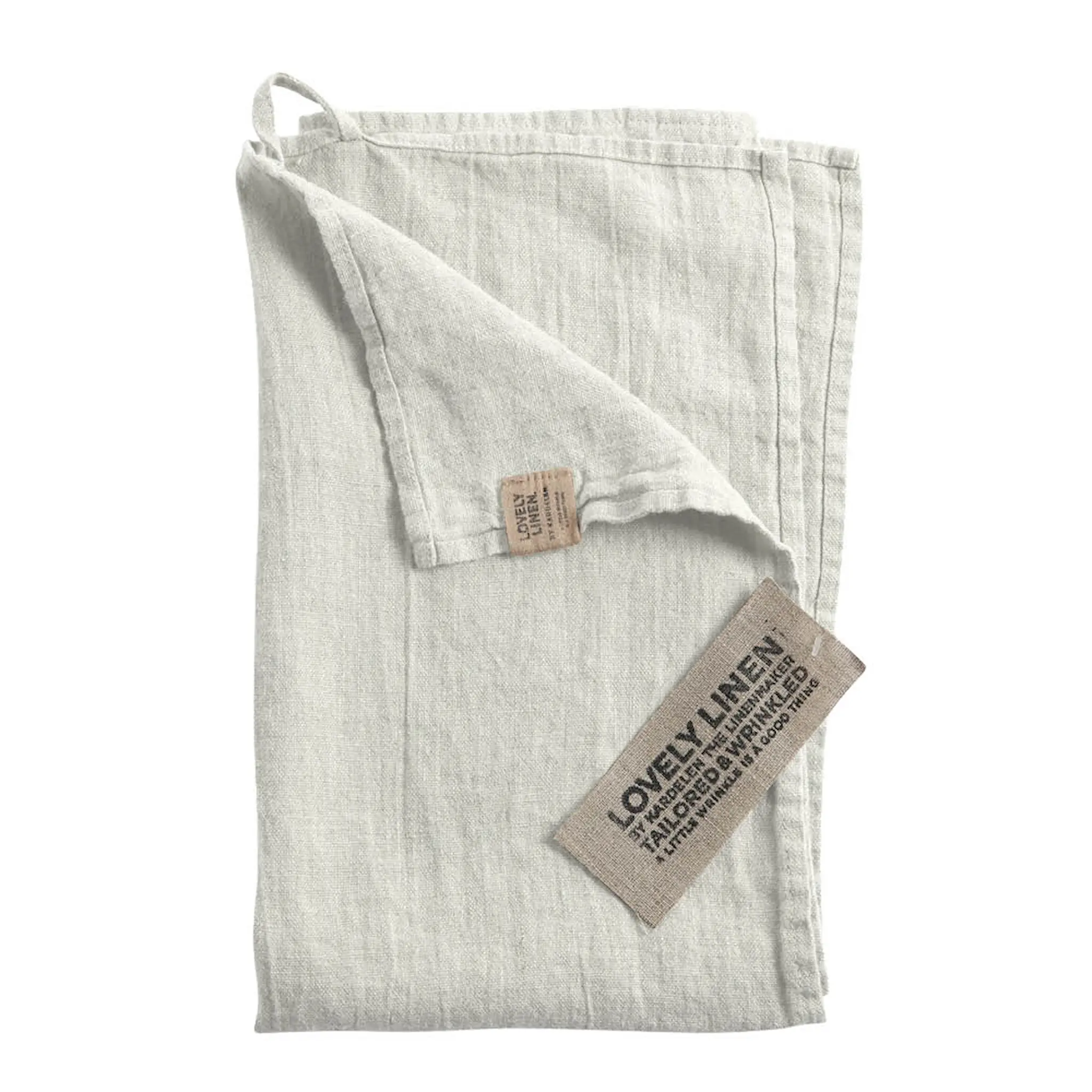 Lovely Linen Lovely kjøkkenhåndkle lin 45x70 cm Light Grey