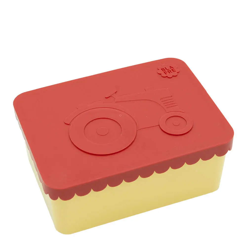 Traktori Eväsrasia 1 lokero 11x14 cm Punainen/Vaaleankeltainen