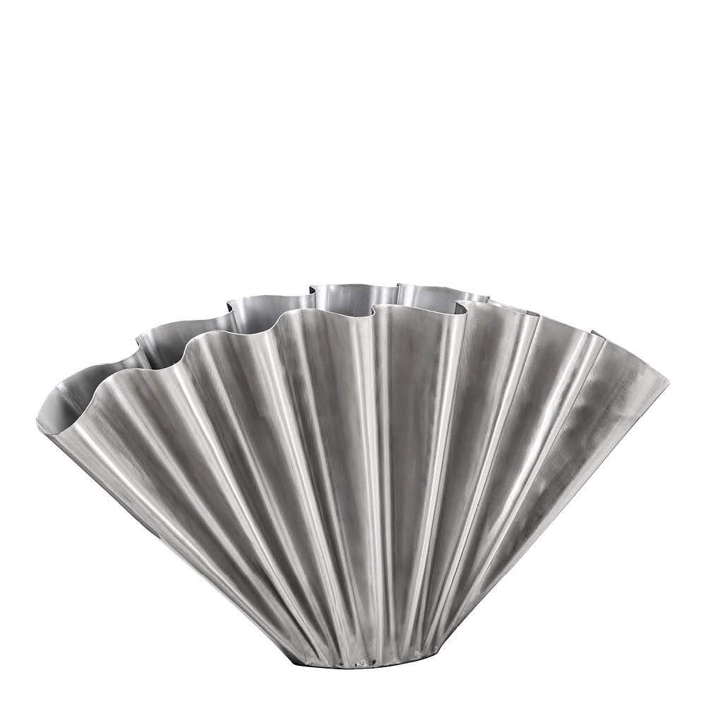 House Doctor Flood vas 30 cm borstad silverfinish