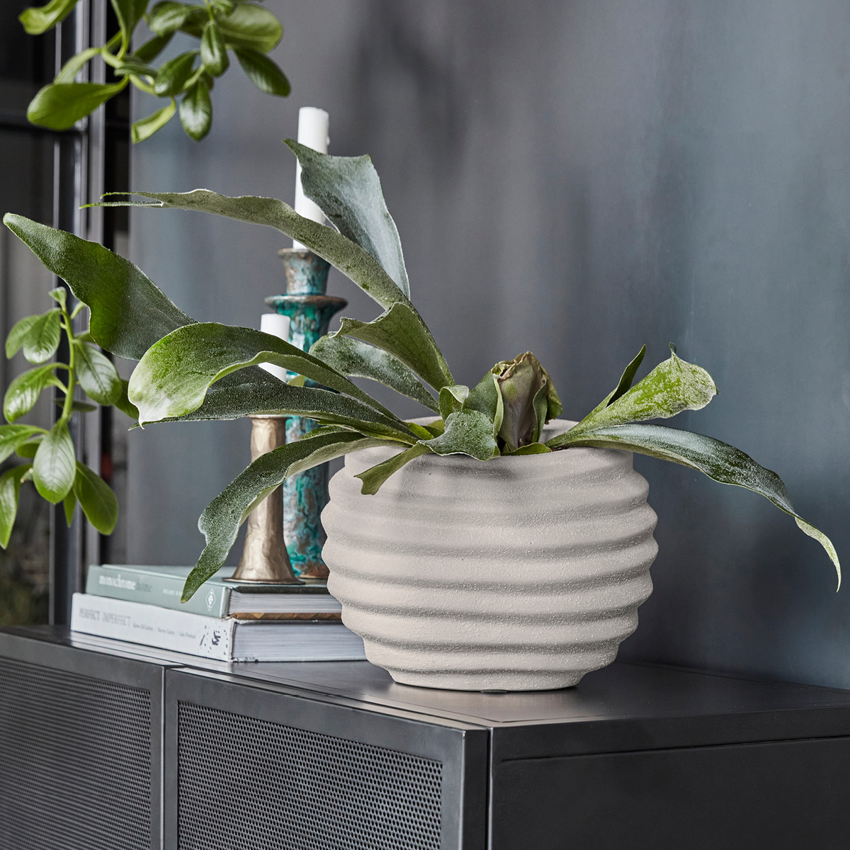 House Doctor Happ Kruka 20 cm Off-White