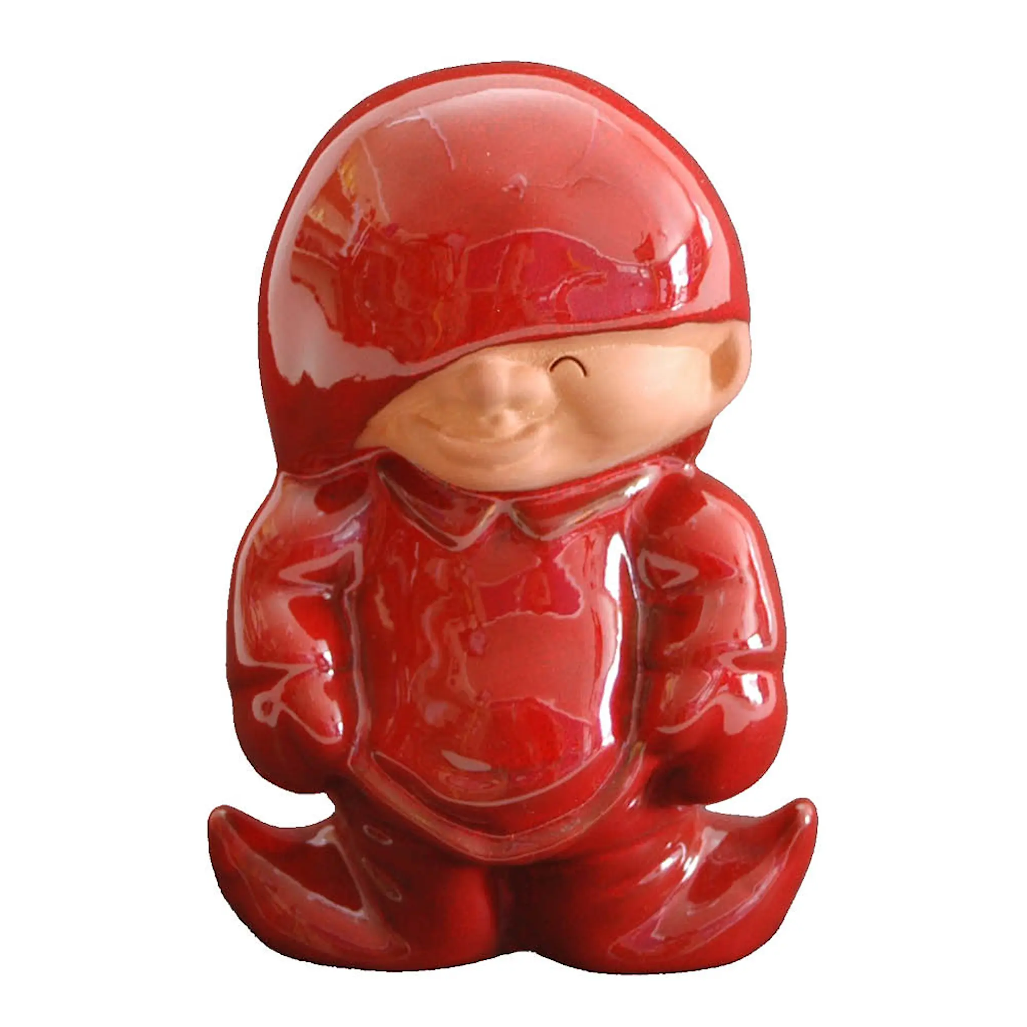 Nittsjö Luvnisse stående 15,5 cm rød terracotta