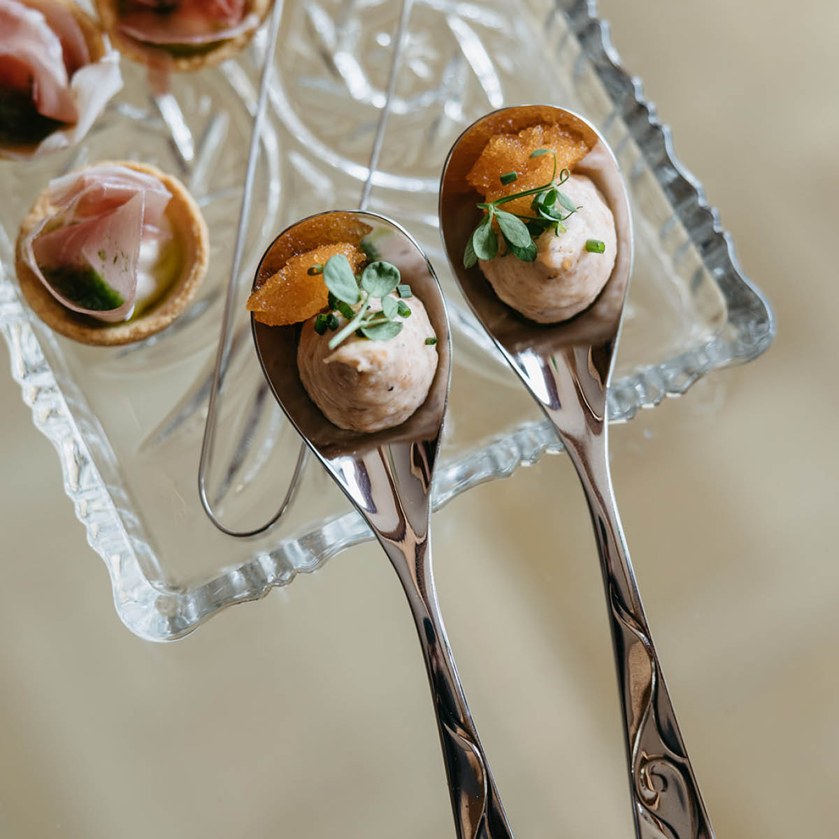 Hardanger bestikk Sanna dessertset 7 delar