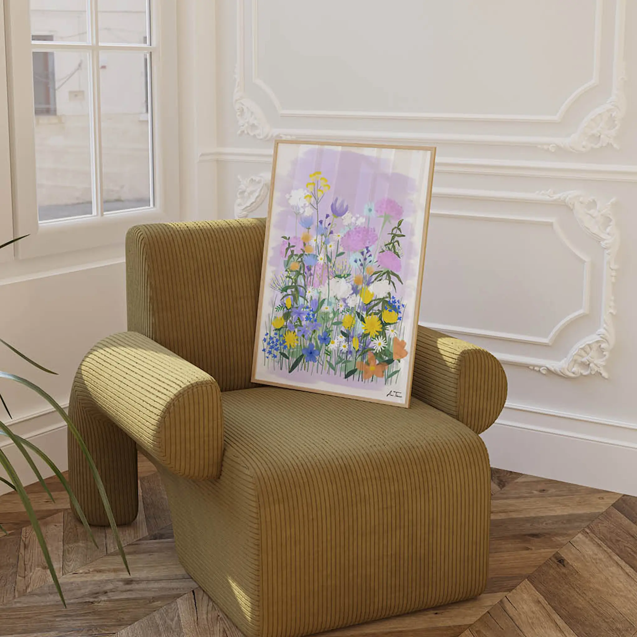 Poster & Frame Anna Thomsen Juliste 50x70 cm Field of flowers no2