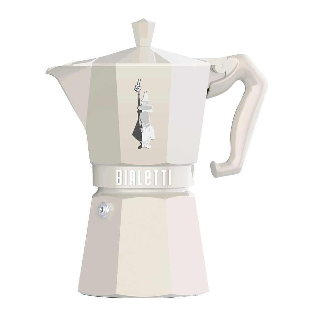Bialetti Exclusive Moka Express 6 kopper 25 cl krem