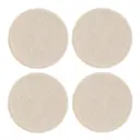 Nuno Glasunderlägg 10 cm 4-pack Beige