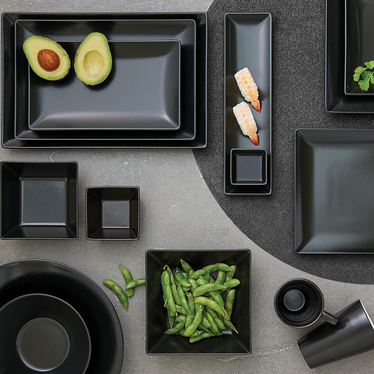 Aida Quadro Lautanen25x15 cm Mattamusta