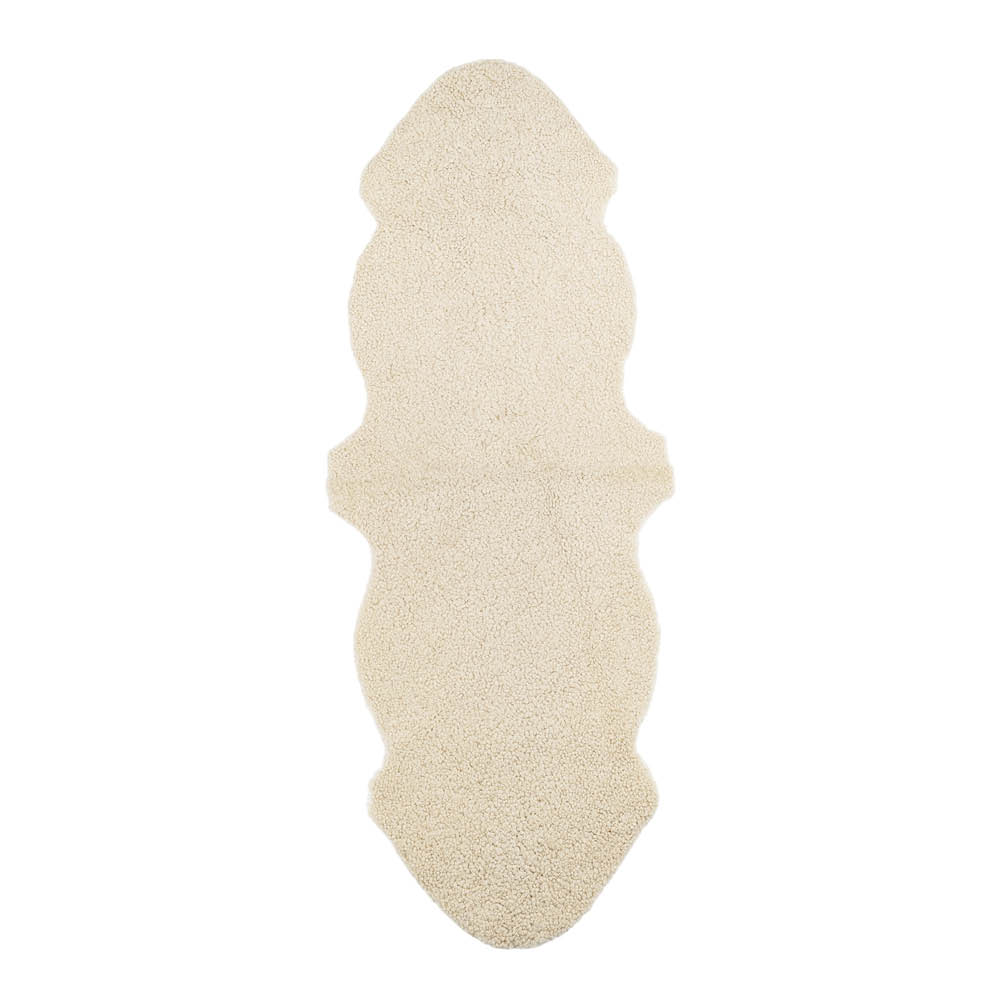 Natures Collection Fårskinn New Zealand kort ull 160x60 cm moonlight