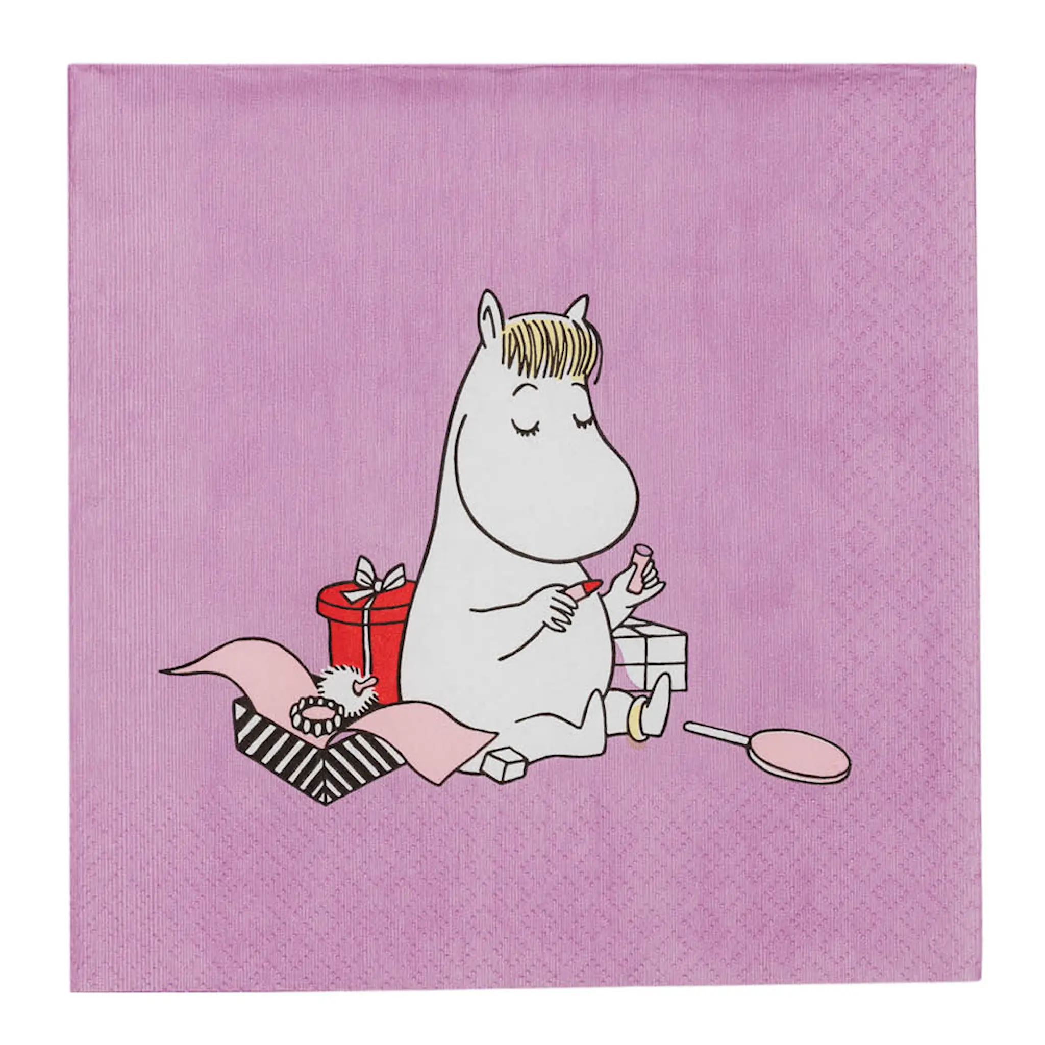Moomin Arabia Muumi Servetti Niiskuneiti 33x33 cm 20 kpl Liila