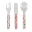 Mumin barnbestick 3 delar Äng rosa