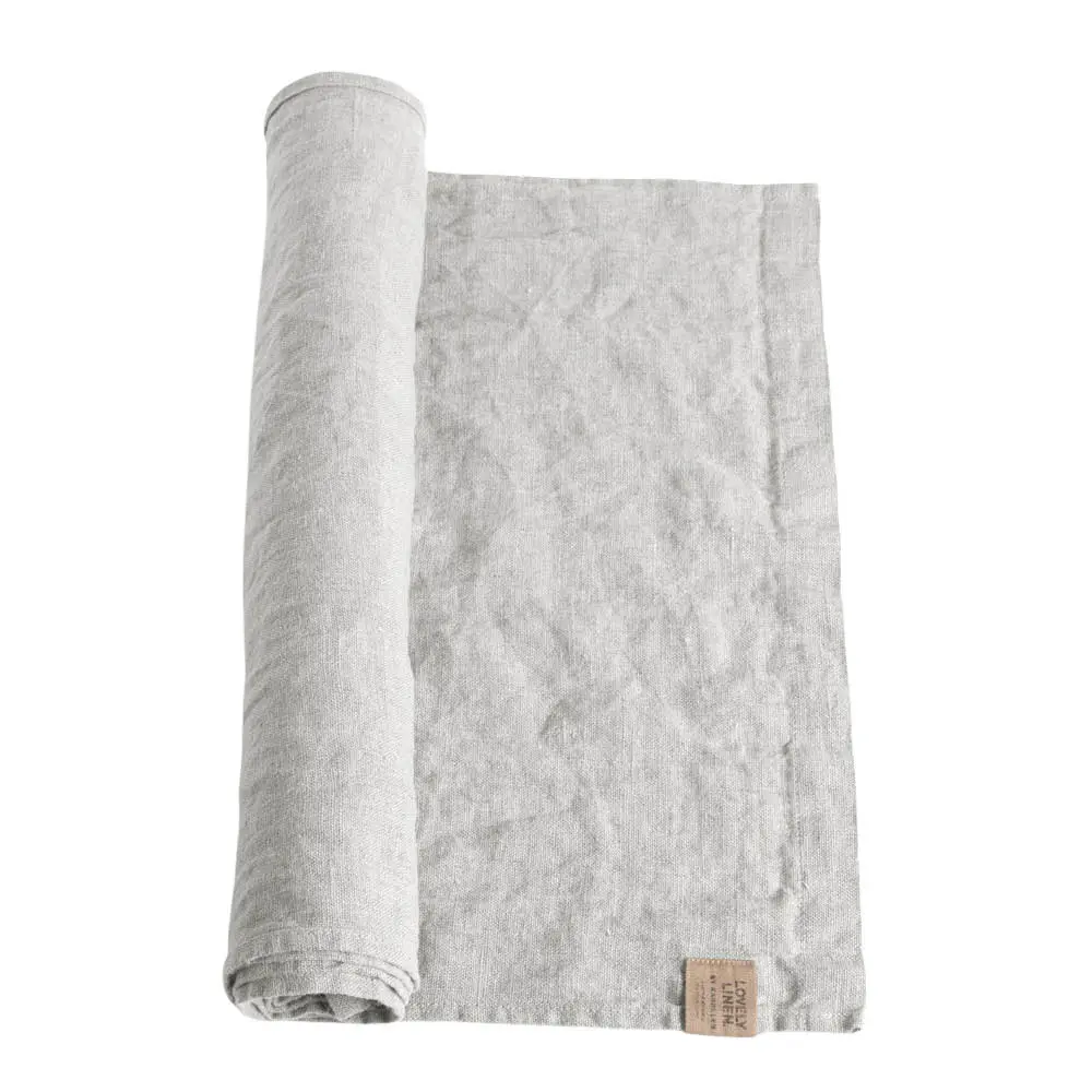 Lovely bordløper lin 47x150 cm Light Grey